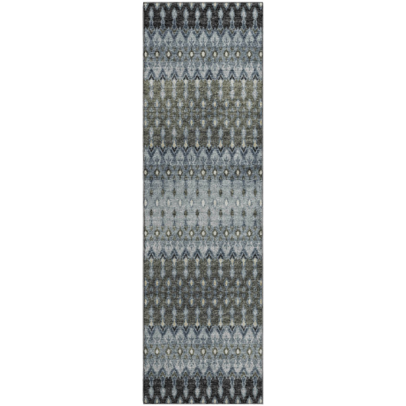 Tapis lavable à la machine de qualité supérieure 1 pi 8 po x 2 pi 6 po AMF72, Tapis de couloir 2 pi 3 po x 7 pi 6 po