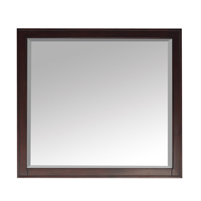 Charley Wood Wall Mirror, 28"