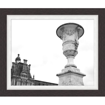 Urn Jardin Du Luxemburg' Framed Photographic Print on Glass
