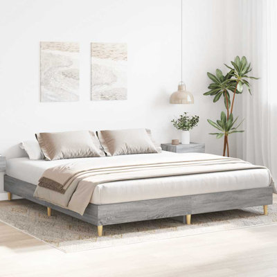 Bed Frame Without Mattress Engineered Wood