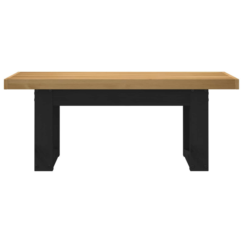 Solid Wood Bench, Natural