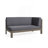 X-Back Right Corner Bench Of Set 2