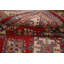 Red Geometric Kazak Oriental Area Rug 6x10