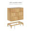 3-Drawer Dresser With Solid Wood Frame And Fluted Details-105904010