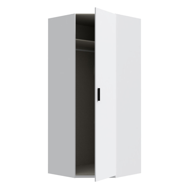 Tamekah 1 Door Manufactured Wood Wardrobe