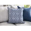 Canapé modulaire de 119 po de largeur, gris clair / bleu