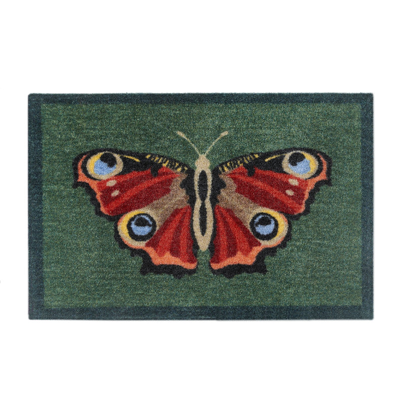 Nylon My Butterfly Kitchen Mat