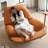 Lillee Faux Leather Recliner-142520643