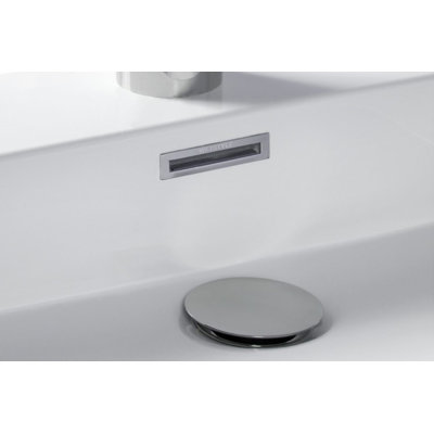 60 "Cube Collection 60" avec lavabo gauche, hauteur 4 "