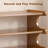 6-Layer Independent Tier Wood Shoe Rack, Space-Saving Vertical Storage Unit for Entryway & Hallway-129675288