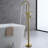 304 Stainless Steel Freestanding Tub Faucet With Handheld Shower-122559350