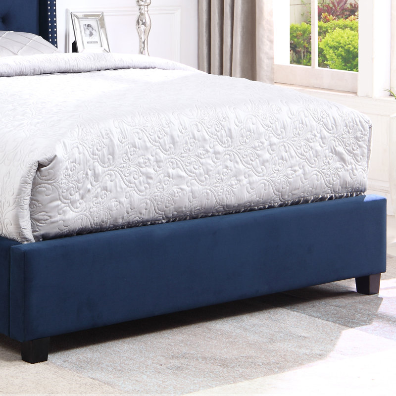 Dorthy Bed, King, Blue Velvet