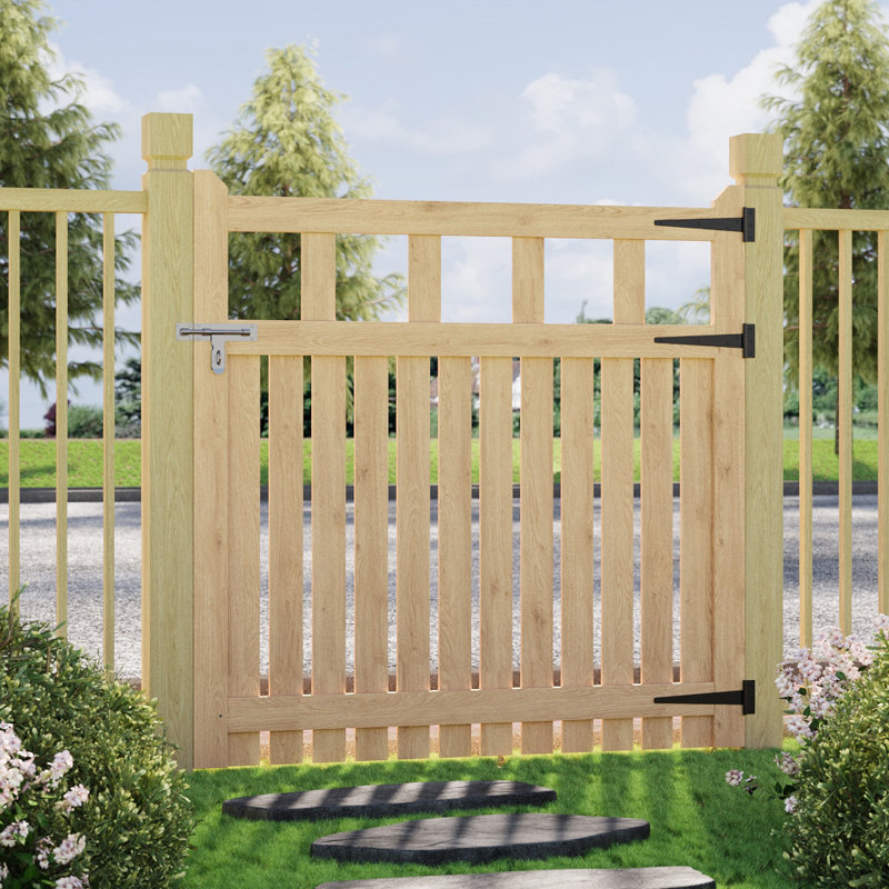 Bargman Wood Gate, 10 ft. H x 10 ft. W