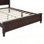 Ensemble de chambre à coucher 3 pièces, lit plateforme en bois et deux tables de chevet-1035574510-1035574511