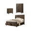 Ensemble de chambre à coucher avec commode 3 pièces Genovera
