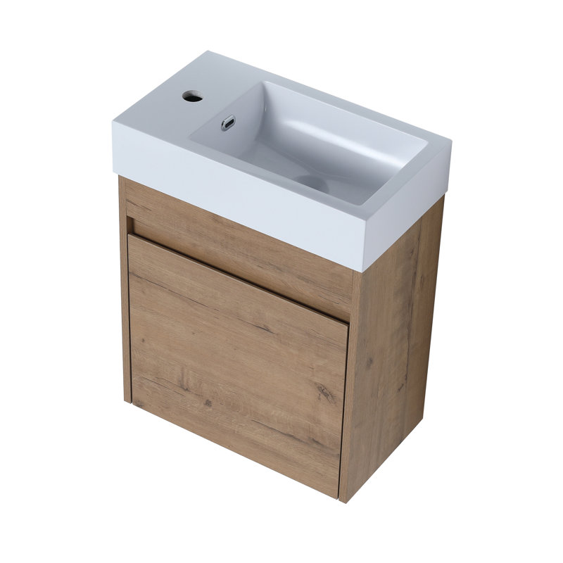 Ascary Bathroom Cabinet, Oak
