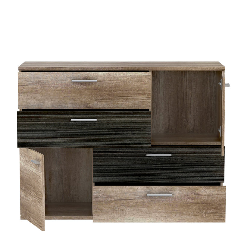 Blair 124.9cm Sideboard, Antique Oak/Touchwood