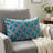 Deep Sea Dive Geometric Reversible Throw Pillow-15825443