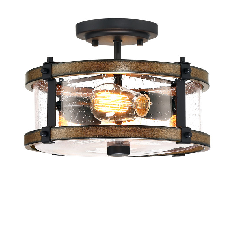 Plafonnier semi-encastré 2 lumières Duyen