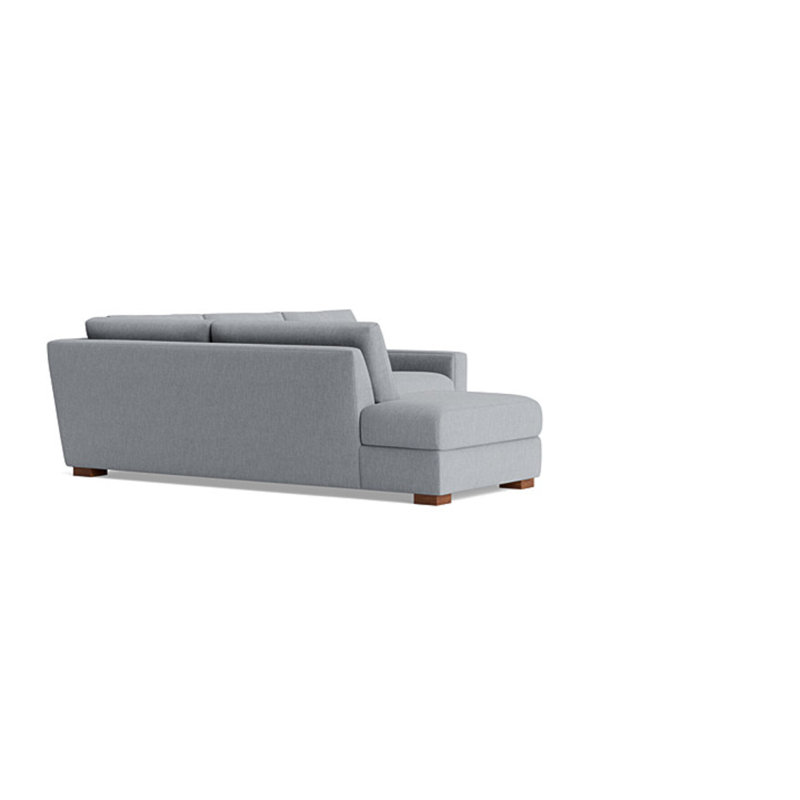 Catalina Sectional, Performance Weave - Zinc, Left Hand Facing