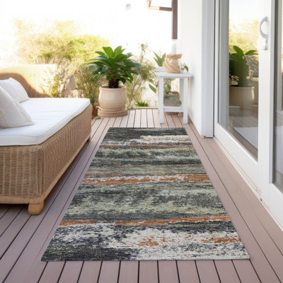 Aleighna Area Rug with Non-Slip Backing