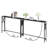 Naun 78.7" Console Table with Power Outlet Narrow Sofa Table-755355942