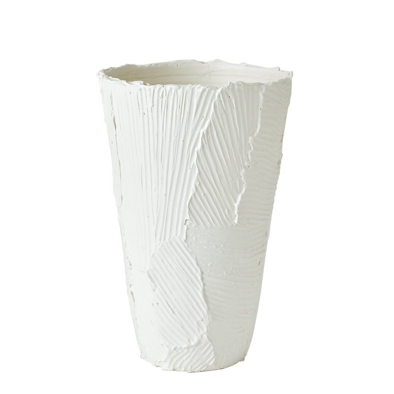 Handmade Ceramic Table Vase, 18.5" H x 12.25" W x 12.25" D