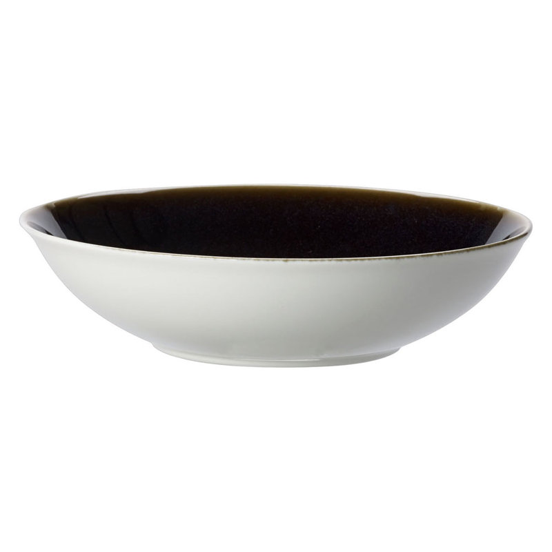 Art Glaze Bone China Serving Bowl, 8"W, Clouded Smoke
