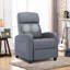 Fauteuil individuel de cinéma maison moderne à massage doux de 65 cm de large avec télécommande