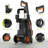 Electric Pressure Washer, Power Cleaning Machine W/Telescopic Handle, 2700 Psi, 1.7 Gpm, 4 Nozzles, Foam Cannon, Outlet Hose, For Car, Fence, Window, Patio, Furniture, Home, Bike-109264907