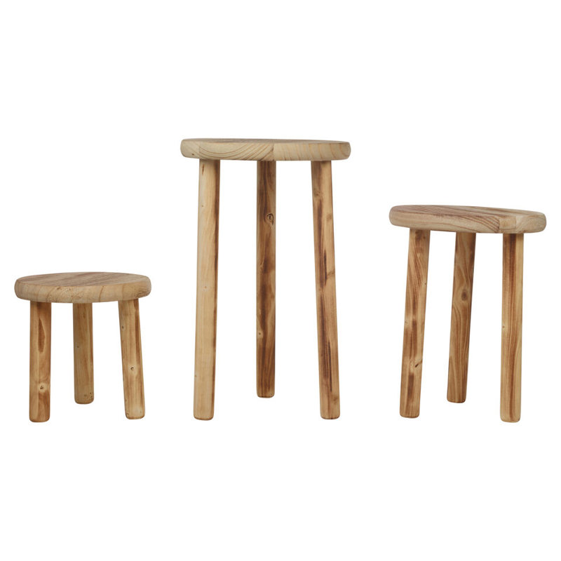 Clyne Counter Stool with Solid Wood Frame