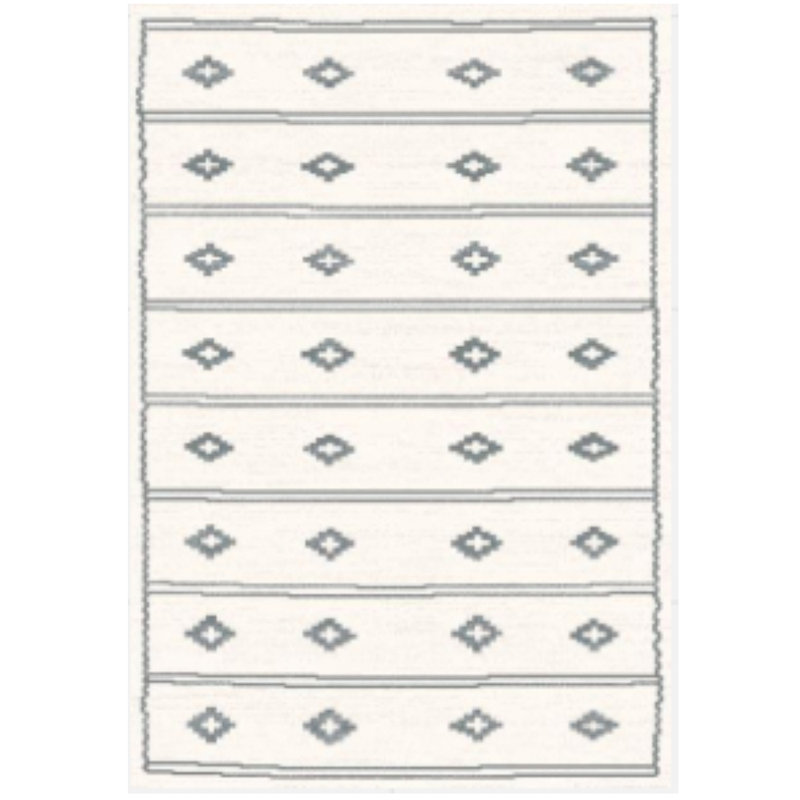 Serenity Geometric Synthetic Area Rug, Rectangle 120cm x 160cm