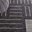 Flore Geometric Handmade Kilim Wool/Cotton Area Rug in Black/Ivory-1155923911