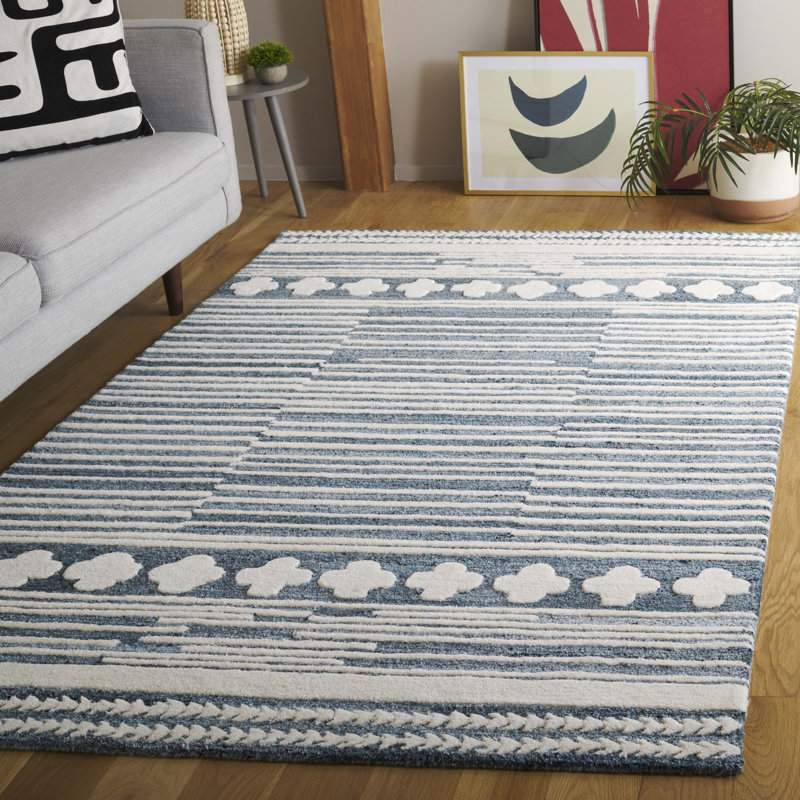Lasko Hand Tufted Performance Southwestern Rug, Rectangle 5' x 8'