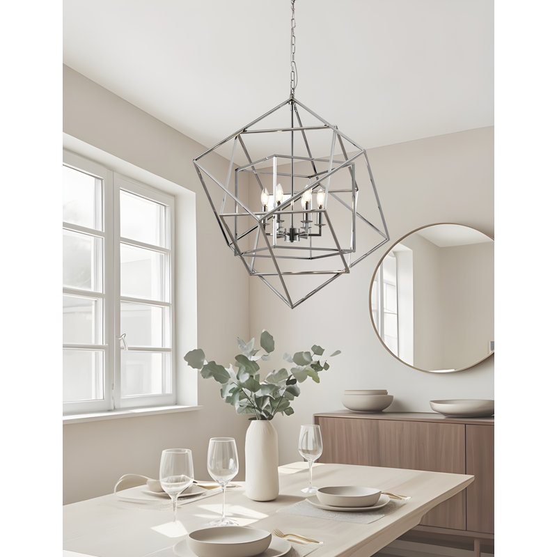 Bassler Unique Geometric Chandelier