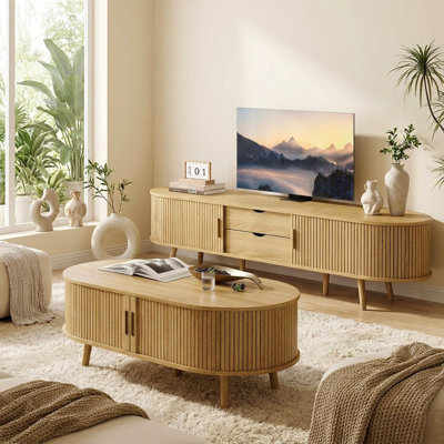 Tv Stand And Coffee Table Set