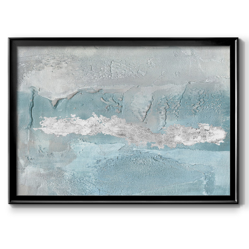 Blue Mist II, reproduction d'art sur toile, H 26 po x l 38 po x P 1,5 po, Noir