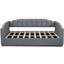 Lit de jour gris rembourré avec rangement, lit de jour double et confortable-1427684302