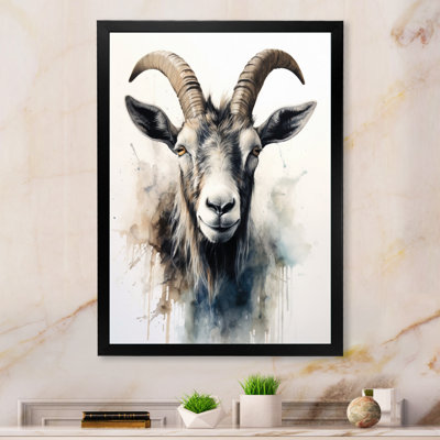 Goat Grazers - animaux, art mural sur toile