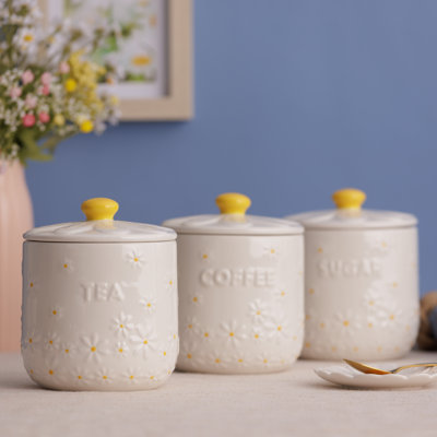 Daisy Ceramic Food Storage Container