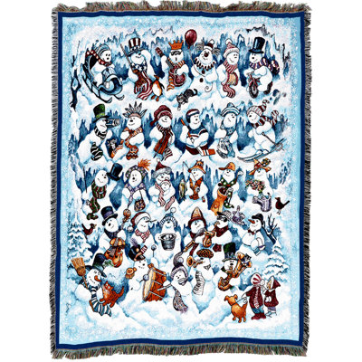  Couverture de Noël Snow Folks