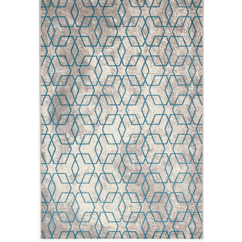 Rectangle Geometric Area Rug, Rectangle 133 x 190cm
