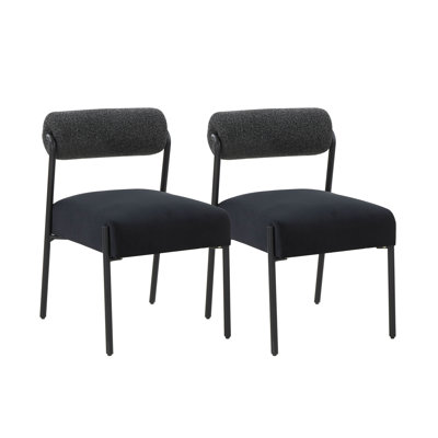 50cm H Velvet Upholstered Side Chair