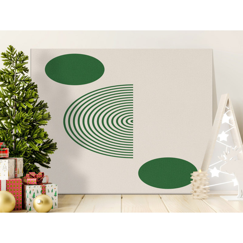Wrapped Canvas Print Set, 20.32 cm H x 25.4 cm W, Green