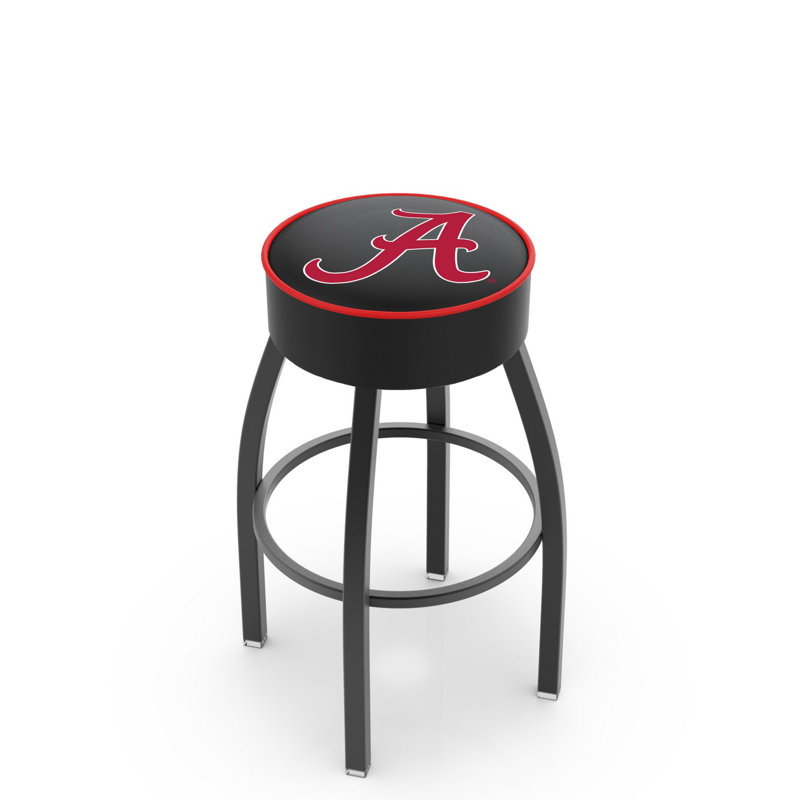 Tabouret de bar et de comptoir NCAA, Alabama, Noir, Tabouret de comptoir (assise de 25 po de hauteur)