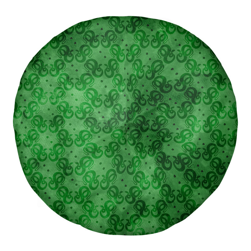 Coussin de sol Katelyn Elizabeth, 26 po x 26 po, Vert