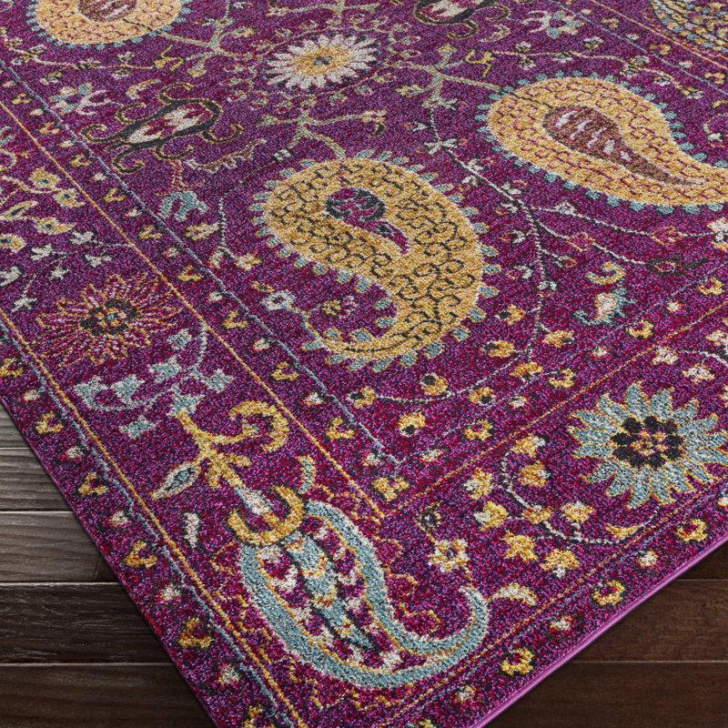 Andersonville Paisley Indoor Rug, Rectangle 5'3" x 7'3"