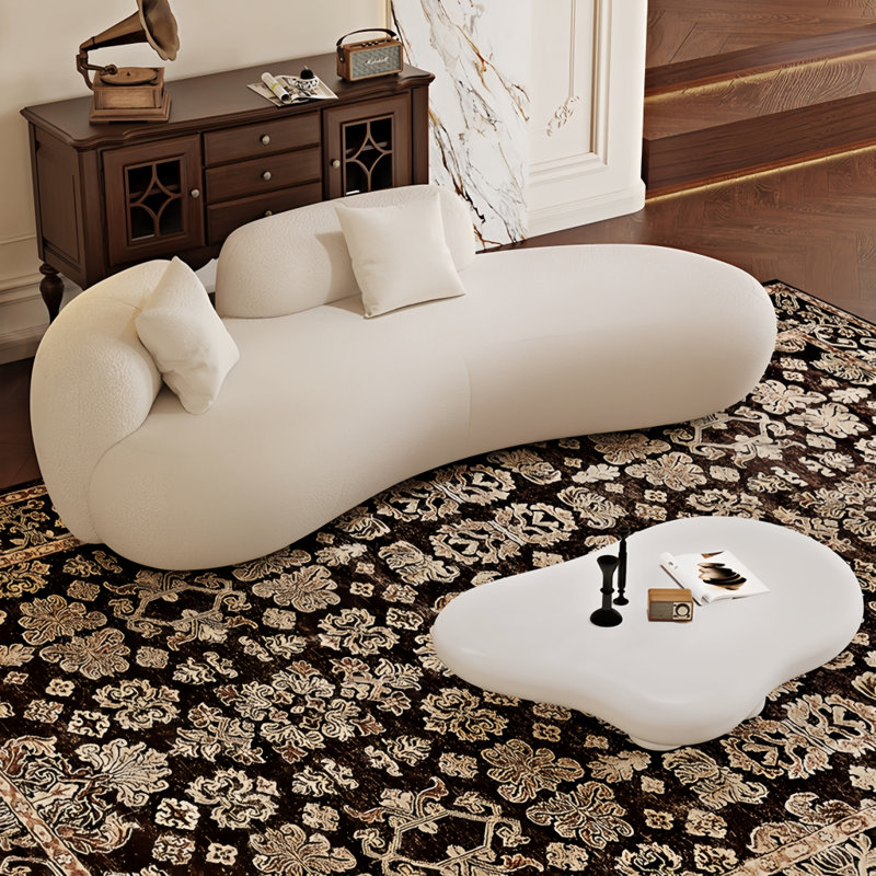 French style sofa tea table combination