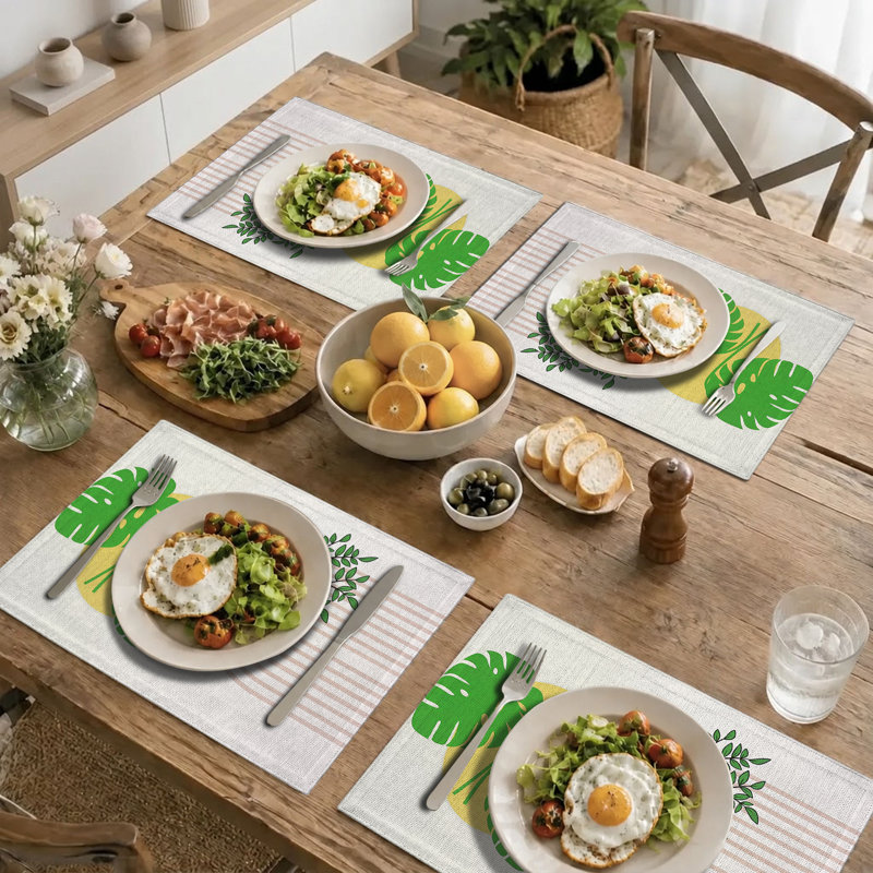 Ensemble de table rectangulaire en polyester