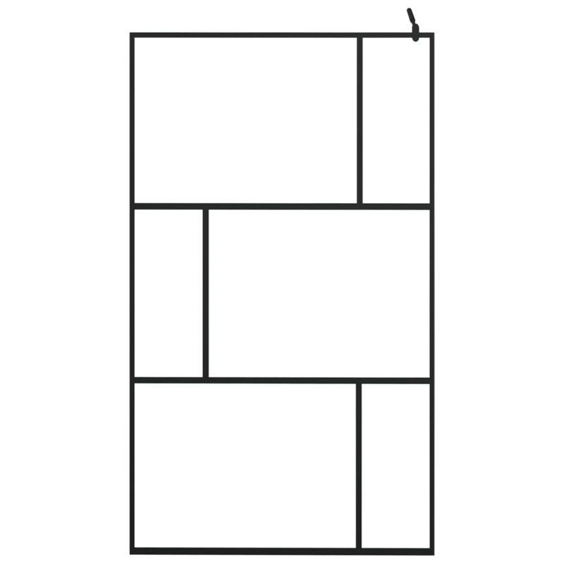 Jeffords 452.8mm W x 767.7mm H Framed Fixed Glass Panel with Clear Glass